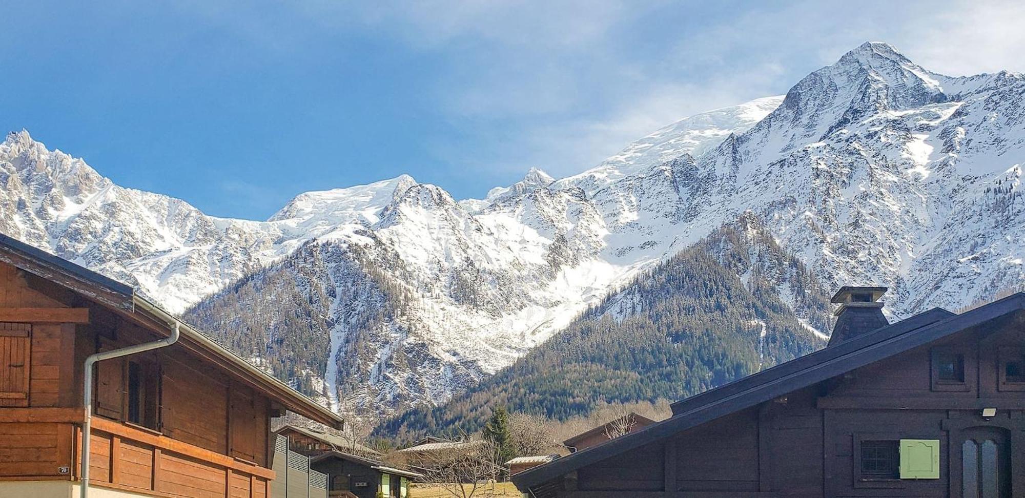 La Griaz - Chaleureux Et Cosy -Vue Sur Les Montagnes - Grand Balcon Apartment Les Houches Exterior photo